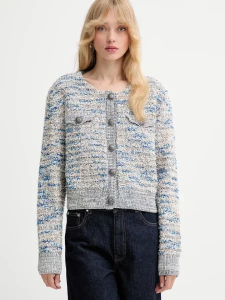 Gestuz cardigan călduros albastru