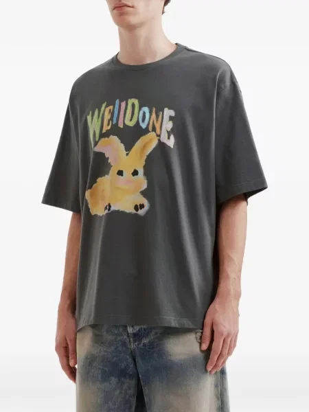 Tricou We11done cu imagine gri