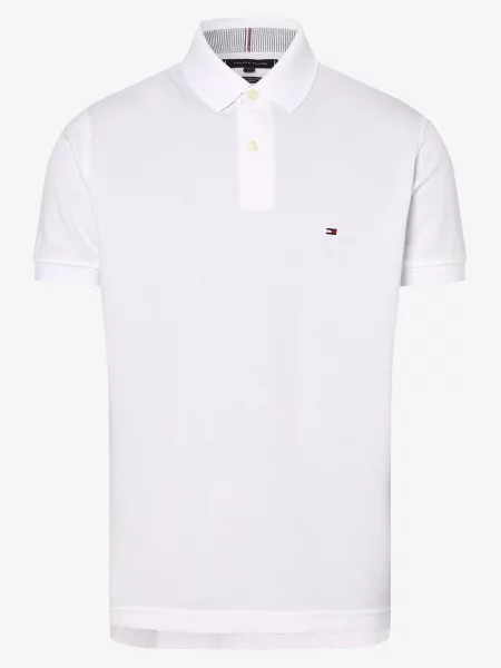 Tommy Hilfiger koszulka polo Mężczyźni jednolity M biały