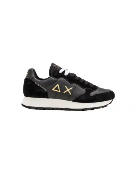 Sneakersy Sun68 zamszowe czarne
