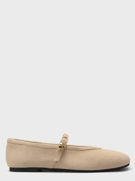 Балетки Love Moschino бежевые