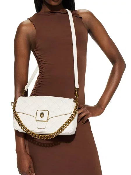 Кожаная сумка-багет Kurt Geiger London