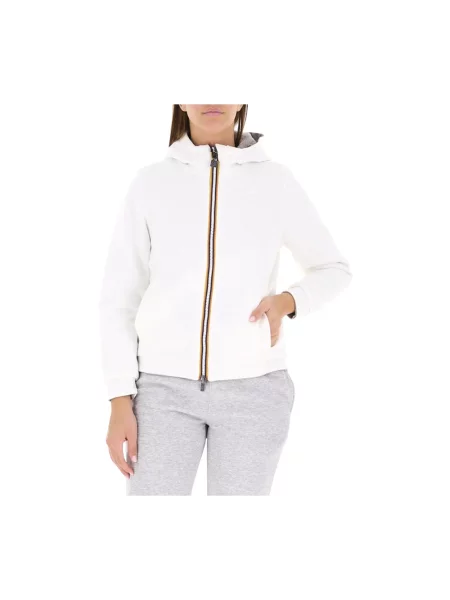 Bluza K-way z futerkiem biała