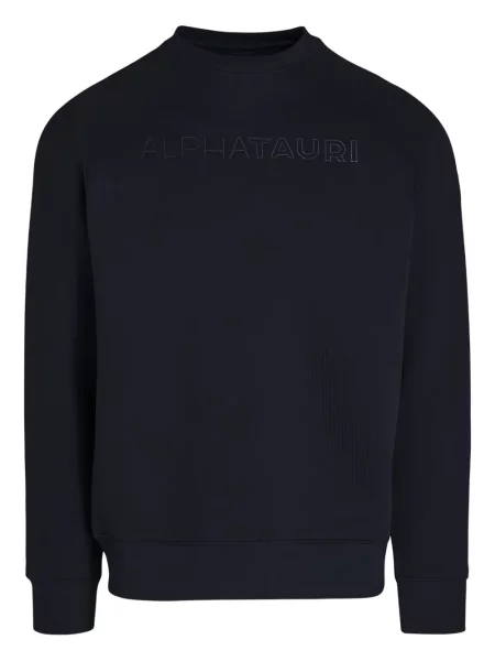 Hanorac crewneck Alphatauri albastru