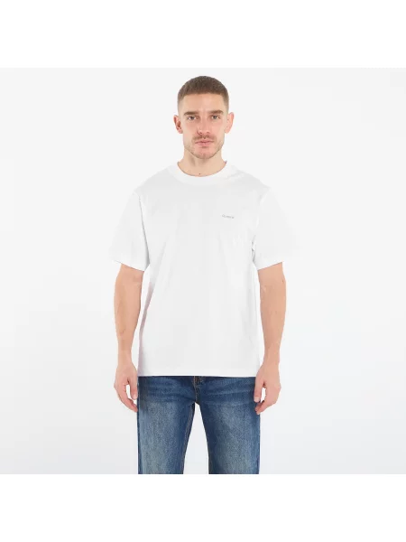 Тениска Queens Esssential T-Shirt With Contrast Print White/ White/ White XXXL бяло