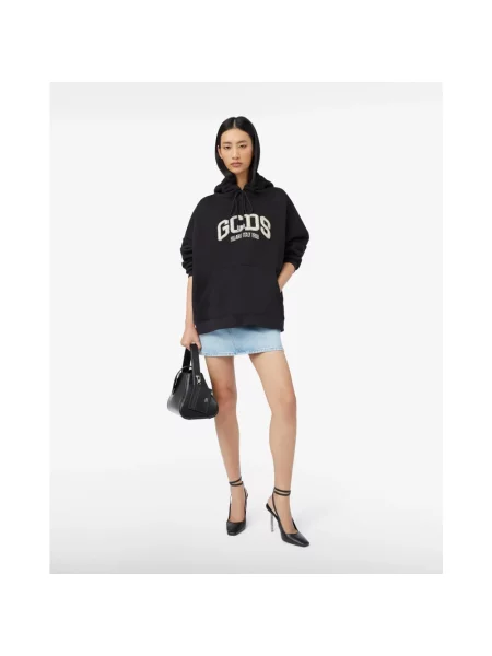 Bluza z kapturem Gcds z logo czarna