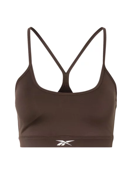 Reebok Sutien sport KENDAL maro închis alb