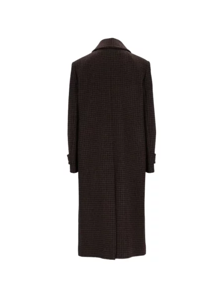 Palton Tagliatore de lână cu model pepito maro