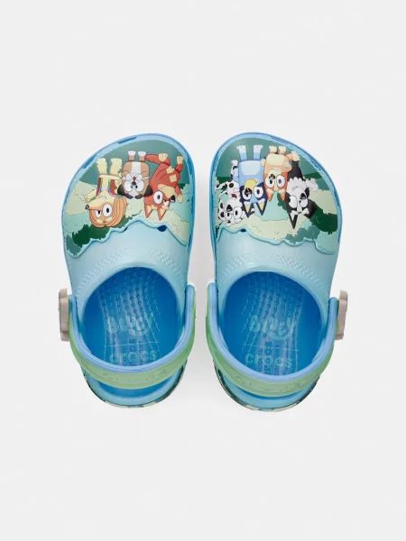 Crocs pantofle CLASSIC BLUEY MULTI CLOG T modré