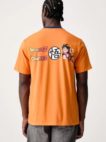 Converse tricou pentru bărbați din x Dragon Ball Z portocaliu