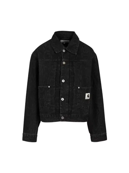 Kurtka jeansowa Carhartt Wip czarna