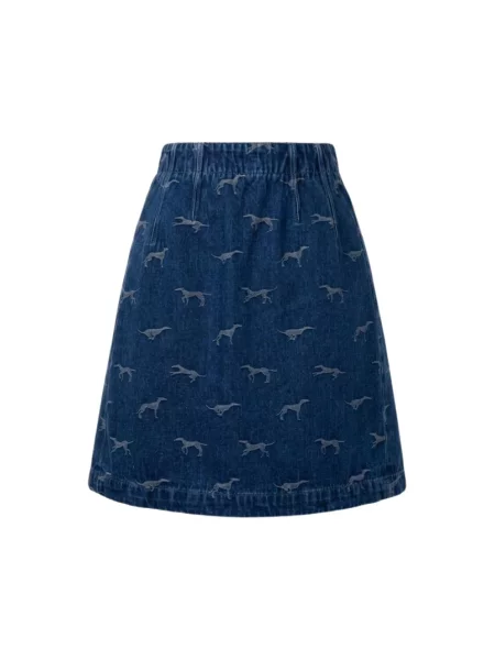 Spódnica mini Trussardi niebieska