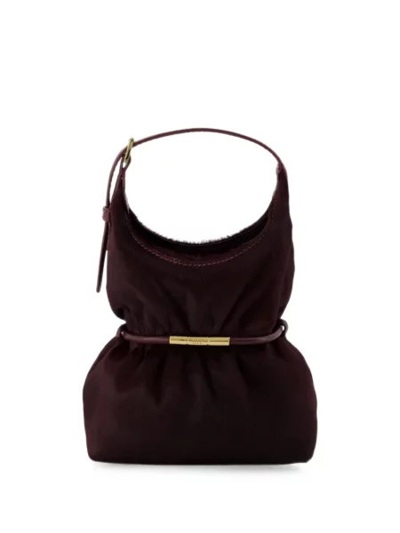 Geantă Balmain din piele violet