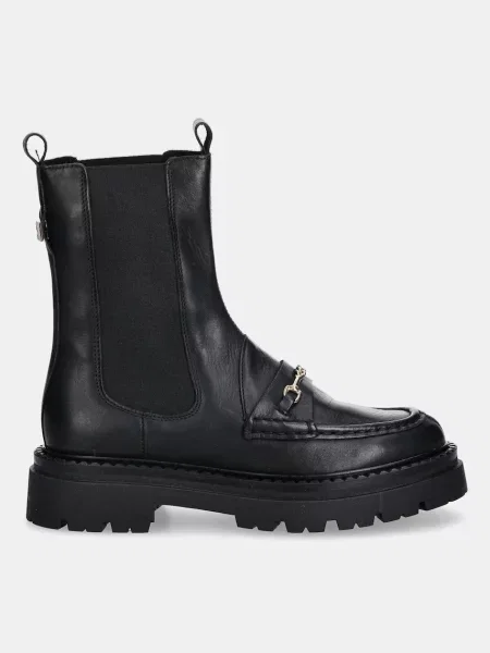 Kožené topánky chelsea Steve Madden Kasey čierna