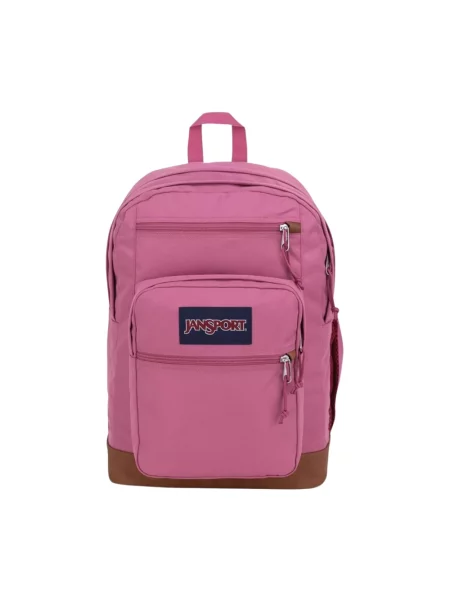 Torba Jansport skórzana różowa