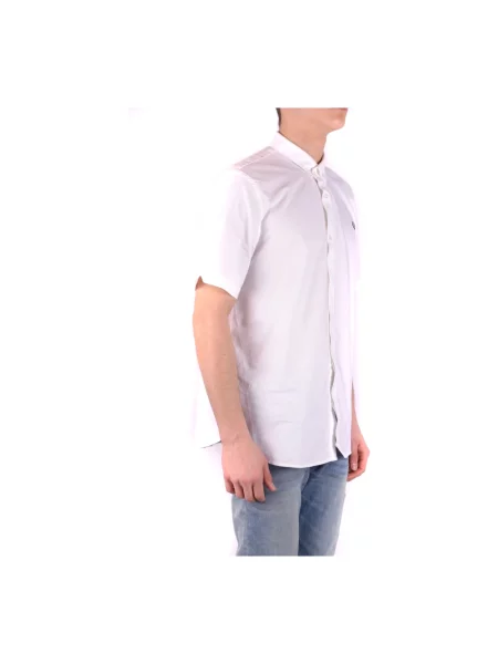 Koszula z krótkim rękawem Fred Perry biała