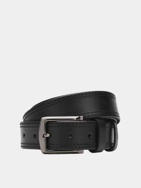 Кожаный ремень Borsa Leather черный