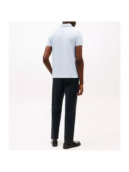 Tommy Hilfiger Polo Błękitny niebieska