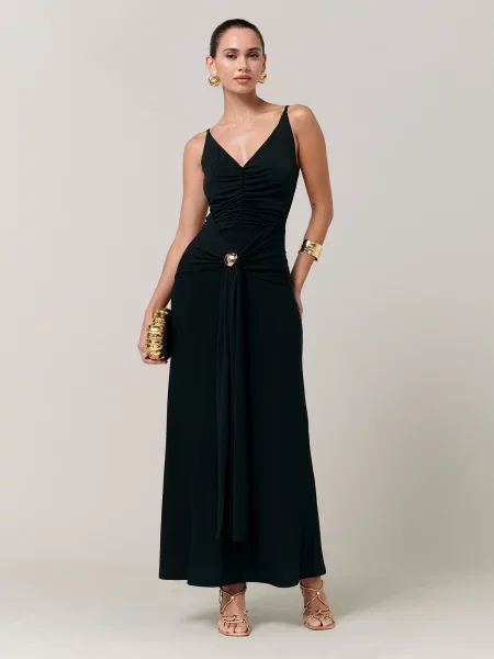 Sável Rochie de seară Cynthia pin verde