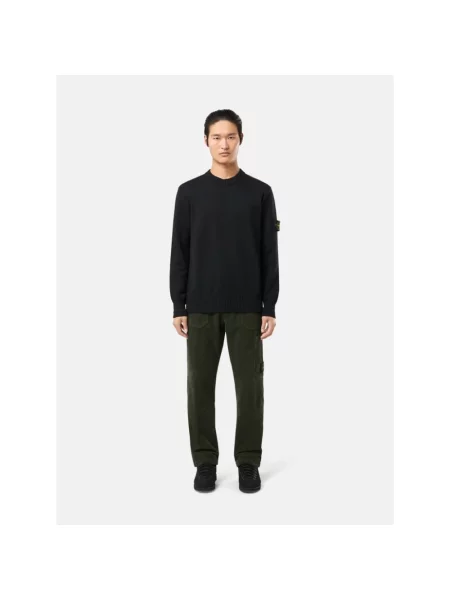 Sweter Stone Island z kamieniami czarny