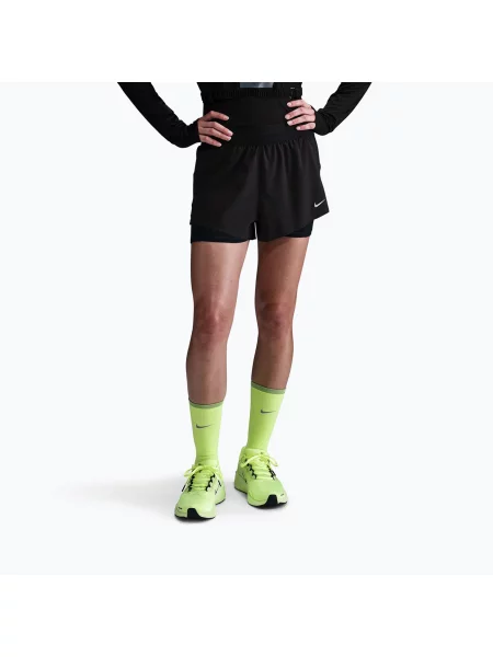 Шорти для бігу Nike Swift Mid-Rise black чорні