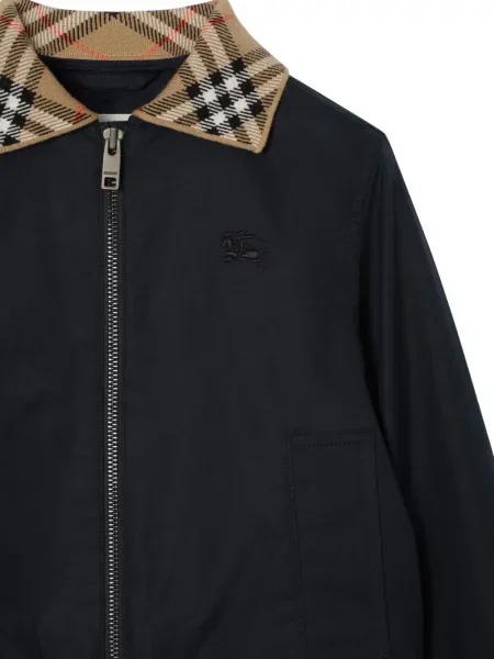 Kurtka bomber dziecięcy Burberry niebieski