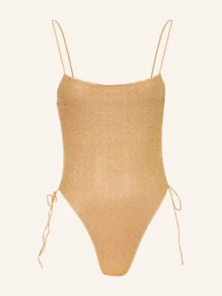 Oséree Strój Kąpielowy Lumiere Z Brokatową Przędzą gold