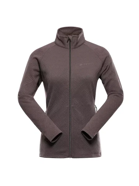 Bluza sportowa szybkoschnąca Alpine Pro Dozera 3 brązowa