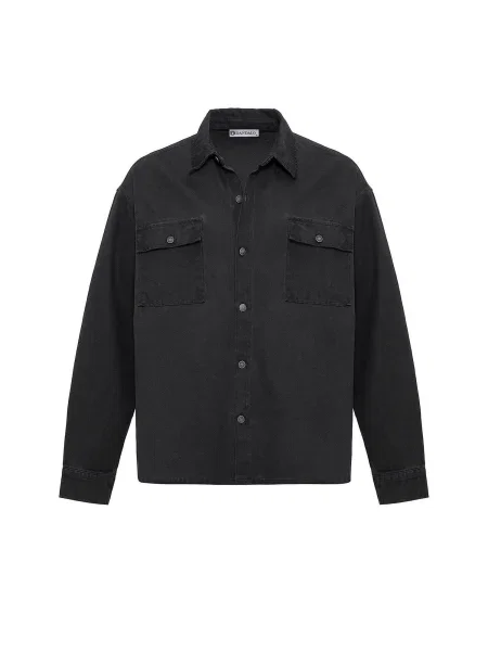 Dandalo Košile Renato džínovina černá