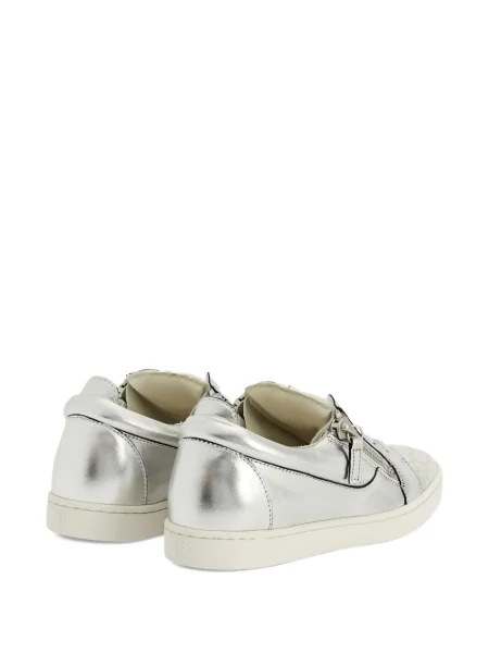 Sneakerși Giuseppe Zanotti din piele gri