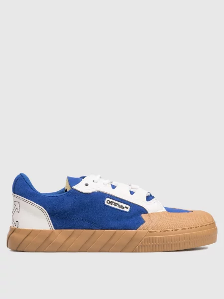 Замшеві кеди Off-white сині