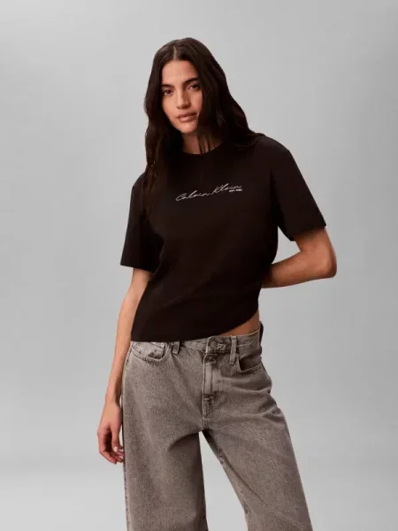 Tricou Calvin Klein Jeans negru