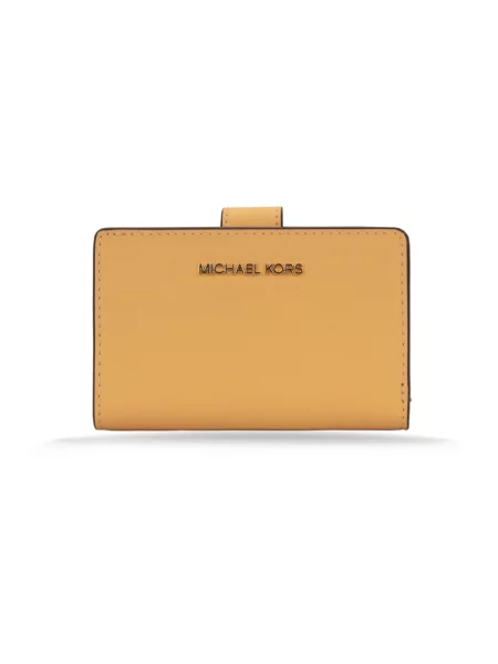 Portfel Michael Kors skórzany pomarańczowy