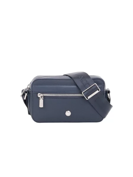 LACOSTE Torba za čez ramo Lacoste Petit sac messenger Homme Langon Petit Piqué Marine' modra