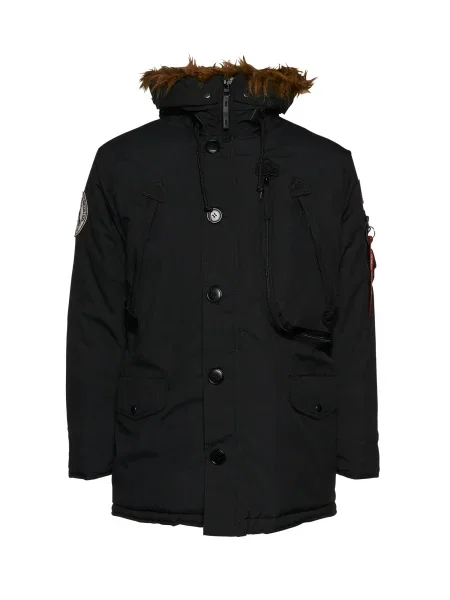Alpha Industries Žieminė striukė juoda