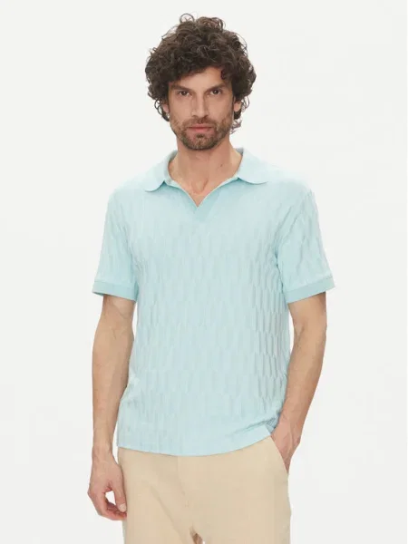 Marciano Guess Tricou polo celest albastru