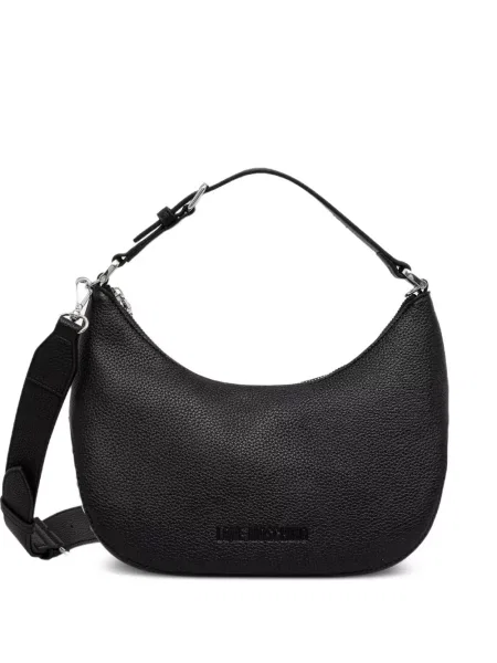 Geantă Love Moschino cu autograf negru