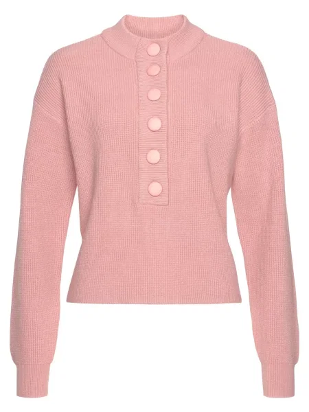 LASCANA Pulover mauve gri