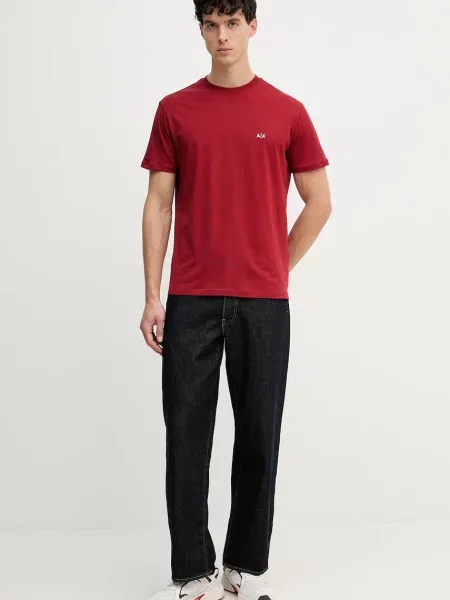 Armani Exchange kratka majica rdeča
