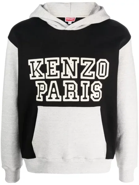 Hanorac cu glugă Kenzo stretch negru