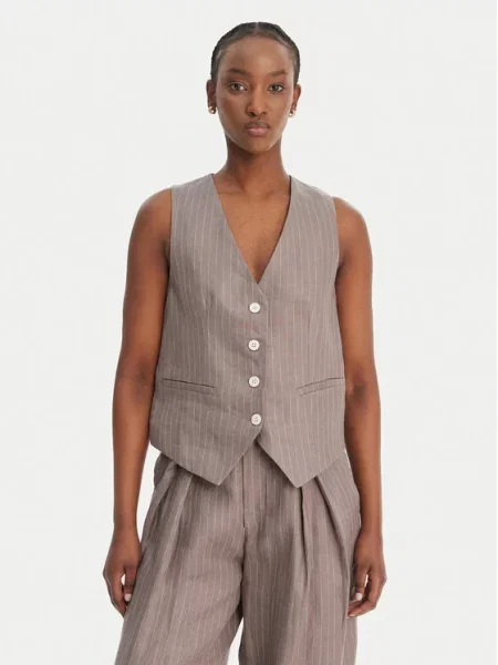 Eleh Жилетка за костюм Oversize сив