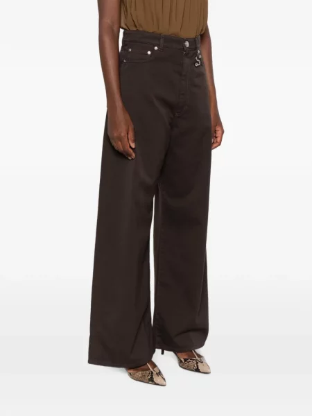 Blugi cu picior larg Sportmax maro