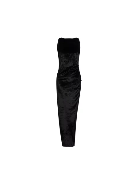 Sukienka maxi Dondup czarna