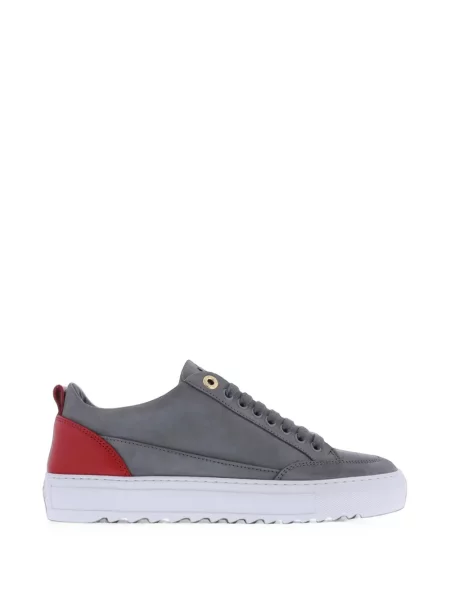 Sneakerși Mason Garments cu șireturi din dantelă gri