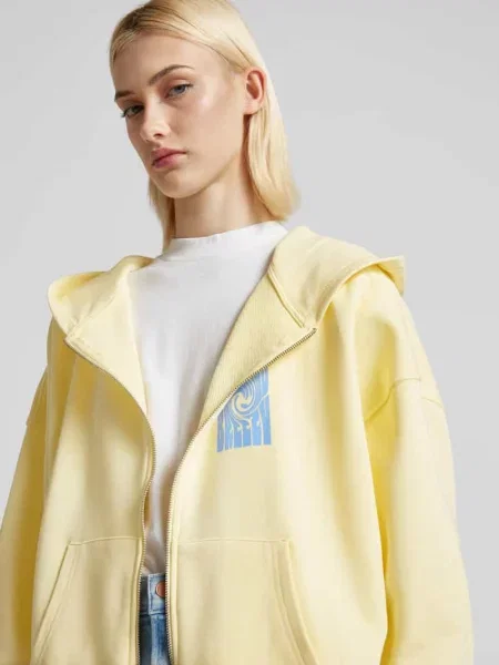 Bluza rozpinana o kroju oversized z nadrukiem z logo Oh April