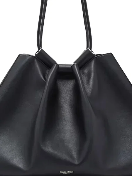Geantă Giorgio Armani din piele negru
