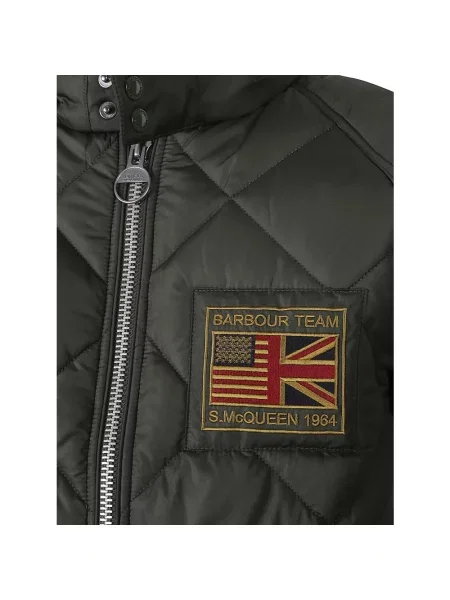 Kurtka bomber Barbour pikowany zielony