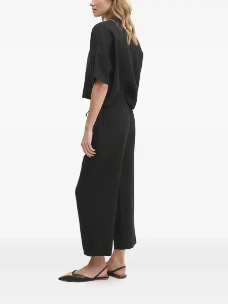 Pantaloni Dkny cu cordon negru