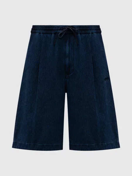 Шорти з вишивкою логотипа Juun.j сині