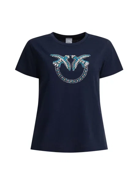 PINKO T-Shirt Quentin granatowy
